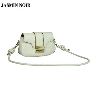 Jasmin NOIR กระเป๋าสะพายไหล่ ลายหนังจระเข้ สําหรับผู้หญิง