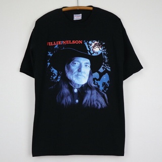 ขายดี!ขายดี เสื้อยืดคลาสสิก สไตล์วินเทจ 1990s Willie Nelson HHkbdo80HHijlk20S-5XL