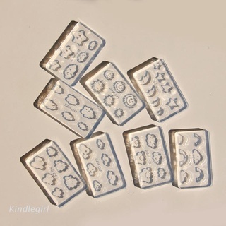 KING Clouds Stars Moon Sun Nail Art Decoration Epoxy Resin Mold DIY Silicone Mould