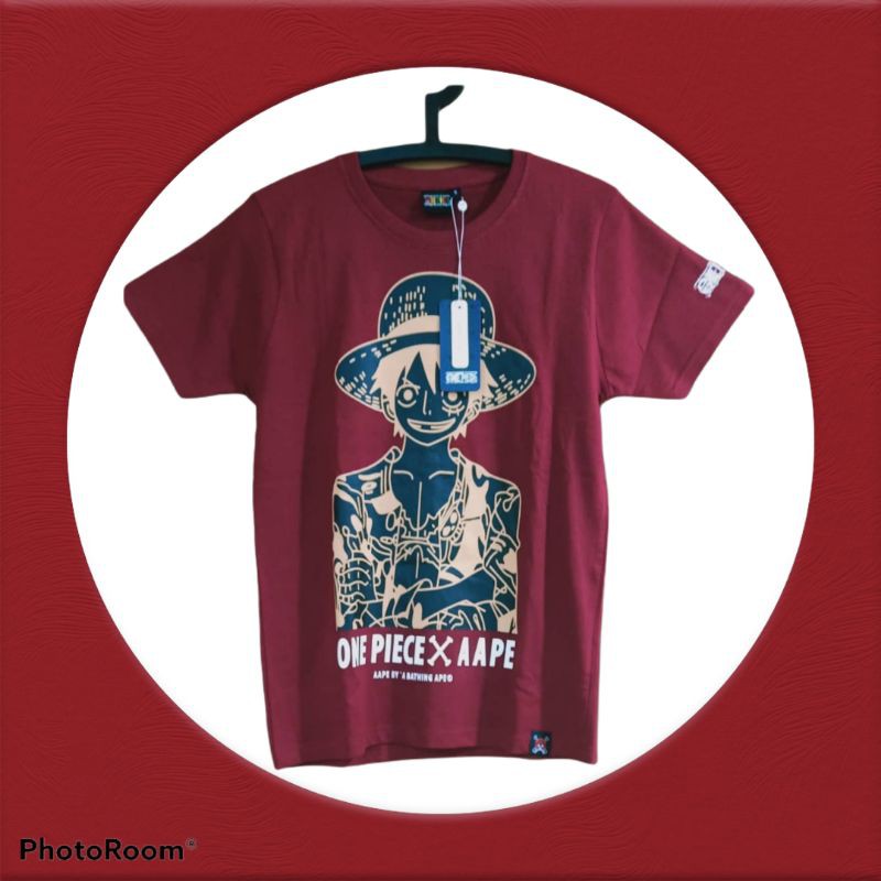 ONE PIECE LUFFY TSHIRT BAJU / UNISEX TEE ผ้าฝ้าย 100%
