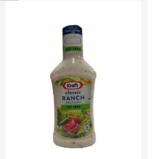 🔥แนะนำ!! kraft  Ranch Fat Free Dressing น้ำสลัด 473 มล คุณภาพระดับพรีเมี่ยม