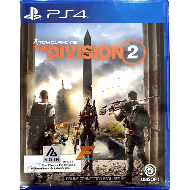 PS4 Tom Clancy's The Division 2 (Zone3/Asia)( English ) แผ่นเกมส์ ของแท้ มือหนึ่ง มือ1 ของใหม่ ในซีล