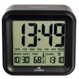 DOGENI Alarm Clocks นาฬิกาปลุกทรงสี่เหลี่ยม รุ่น TDP001BL (สีดำ) พิเศษระบบสัมผัส