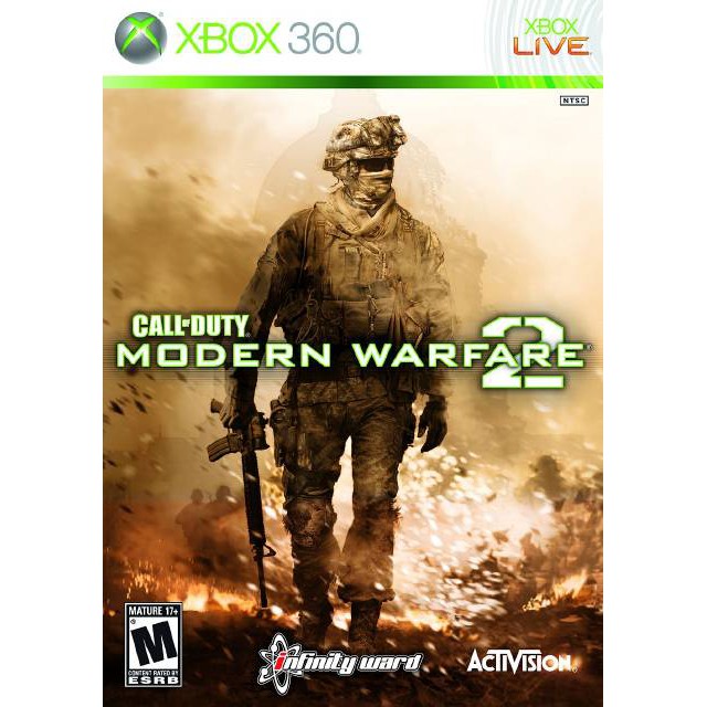 แผ่น XBOX 360 Call of Duty Modern Warfare 2 ใช้กับเครื่องที่แปลงระบบ JTAG/RGH