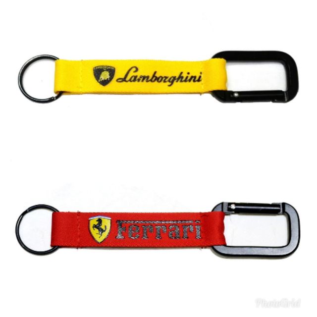 พวงกุญแจ​สกรีนสายยาว Lamborghini, Ferrari