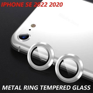 ฟิล์มกระจกนิรภัยกันรอยเลนส์กล้อง แบบเต็ม สําหรับ iPhone SE 2022 2020 SE3 SE2 7 8