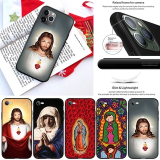 Tp95 เคสโทรศัพท์มือถือ ลายพระเยซู Virgen de Guadalupe สําหรับ iPhone 13 12 Pro Max Mini XS Max X