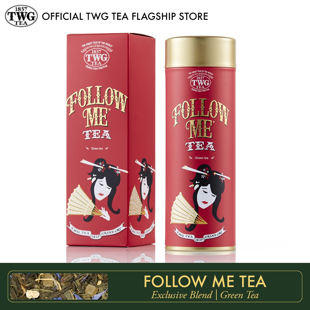 TWG Tea | Follow Me Tea | Haute Couture Tea Tin Gift 100g / ชา ทีดับเบิ้ลยูจี ชาเขียว ฟอลโล่มี ที บรรจุ 100 กรัม
