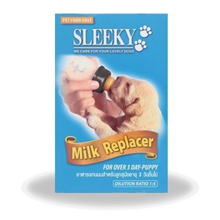 Sleeky Dog Milk Replacer 150 กรัม อาหารแทนนมสำหรับลูกสุนัขอายุ 3 วันขึ้นไป