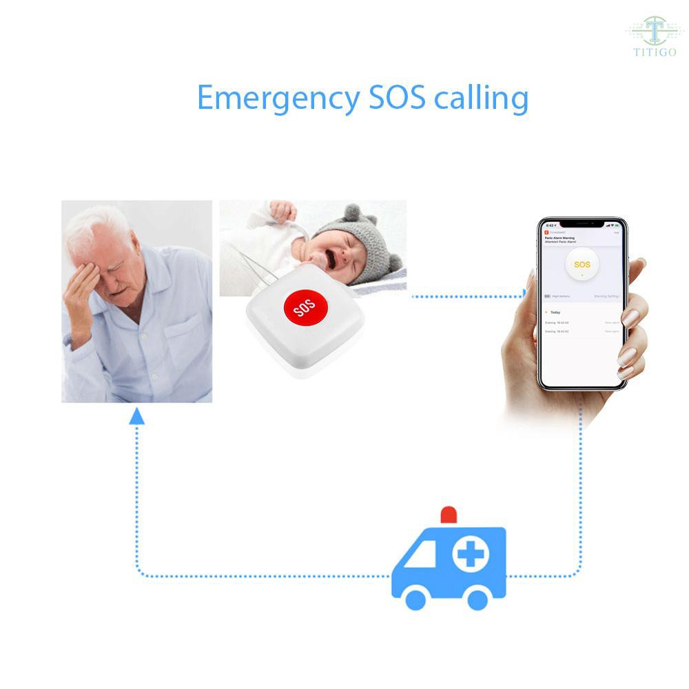 Tuya Zigbee Wireless Remote Call Button Sos Emergency Button Caregiver Pager For Bed Chair Floor Mat Fall Alarm Patient Elderly Disabled Press For Help Caregiver Nurse Alert System Work With Tuya Zigbee Hub Shopee Thailand