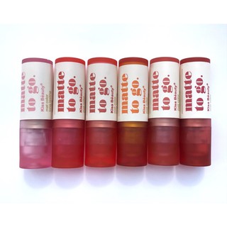 เซตลิปสติก 6 แท่ง KISS BEAUTY MATTE TO GO LONG LASTING LIPSTICK #35992-03