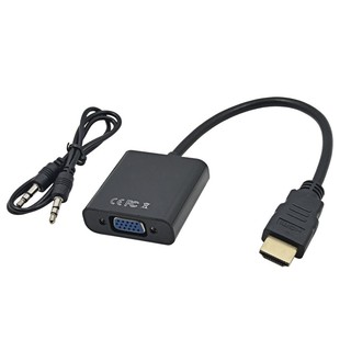 พร้อมส่ง  ตัวแปลง HDMI to VGA  Video Converter 15 ซม.