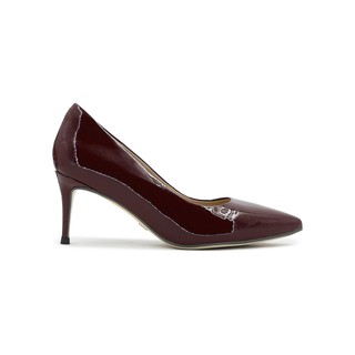 SHU CELEB HEELS 2.5" IN MILAN GLOSSY BURGUNDY รองเท้าส้นสูง