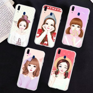 เคสโทรศัพท์มือถือ แบบใส ลายเด็กผู้หญิงน่ารัก สําหรับ Tecno Spark AIR 7 8 Go 5 6 7P Pro