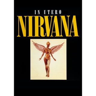 โปสเตอร์ Nirvana เนอร์วานา Kurt Cobain เคิร์ท โคเบน Music Poster โปสเตอร์ติดผนัง ตกแต่งผนัง ตกแต่งบ้าน  รูปภาพติดห้อง