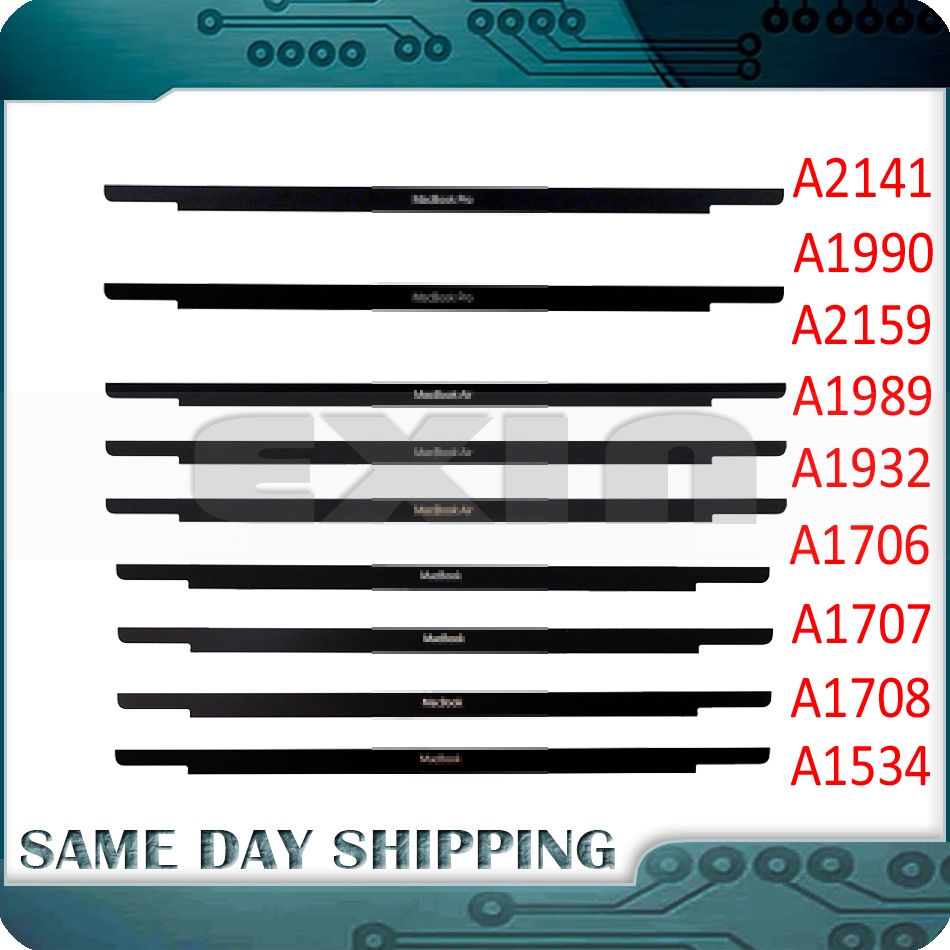 10Pcs for MacBook Pro Air A1706 A1707 A1708 A1989 A1990 A2141 A1534 A1932 LCD Screen Glass Trim Logo