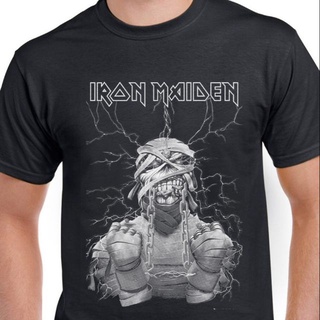 Tmgts1 {พร้อมส่ง เสื้อยืดผ้าฝ้าย แขนสั้น พิมพ์ลาย Iron Maiden พลัสไซซ์ พลัสไซซ์ ของขวัญคริสต์มาส สําหรับผู้ชาย XS-6XLสาม