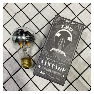 หลอดไฟ LED VINTAGE CHROME 4W Warm White E27 LAMPTAN