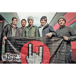 โปสเตอร์ Bring Me the Horizon วง ดนตรี บริงมีเดอะฮอไรซัน รูป ภาพ ติดผนัง สวยๆ poster 34.5x23.5นิ้ว(88 x 60 ซม.โดยประมาณ)