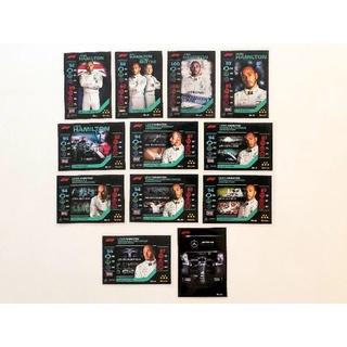 Turbo Attax 2020 Lewis Hamilton Set 12 ใบ