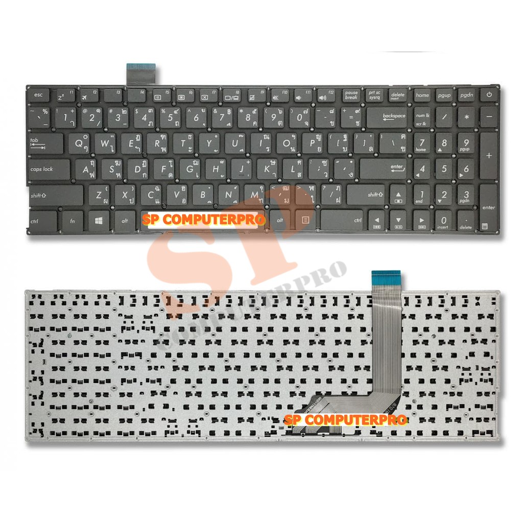 Asus Keyboard คีย์บอร์ดโน๊ตบุ๊ค ASUS X542 X542U X542U X542UR X542UQR X542UN X542UF X542UA X542UQ X54