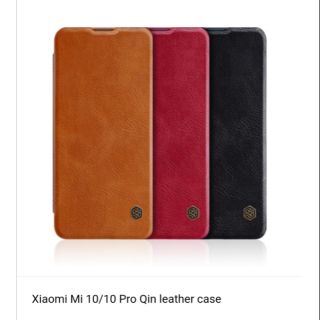 ✨พร้อมส่ง🇹🇭✨เคสหนังฝาพับQIN Xiaomi Mi10 / Mi 10 Pro​ / Mi10Pro Nillkin QIN Leather Case