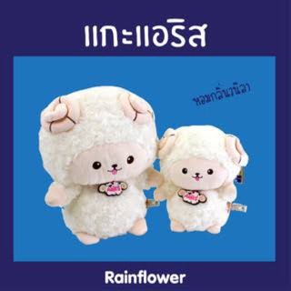 Rainflower🍒🍒ตุ๊กตาแกะ แอริส ไซต์M/11นิ้ว🐶🐶🍒🍒