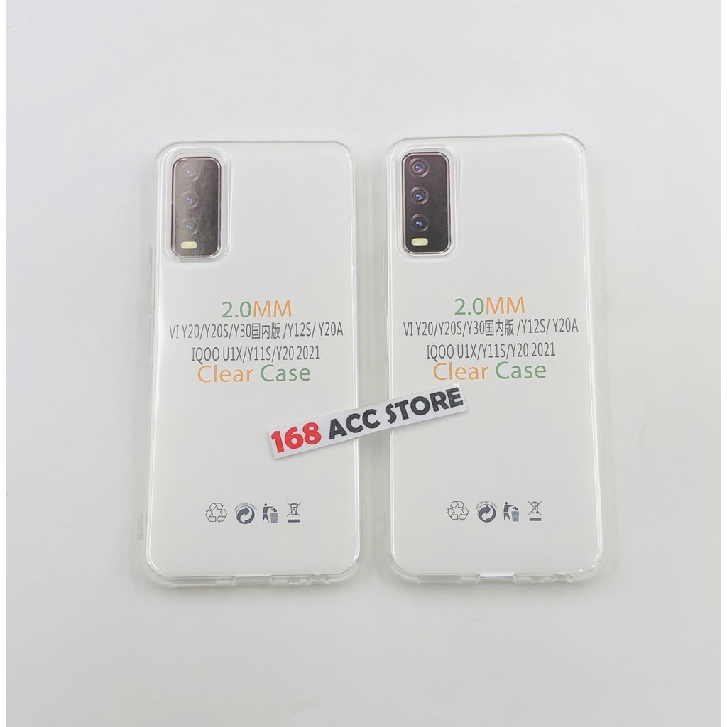 SILICONE VIVO Y20 Y21 V23 V23E Y01 Y15S ใสซิลิโคนใส 2.0 มม.