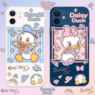 [Love]โดนัลด์ ดั๊ก เดซี่ Donald Duck and Daisy Disney ดิสนีย์  IPhone 6P / 6splus 7/8 / SE 7P / 8Plus X / XS Xsmax 11 11Pro 11Promax น Appleiphonecase iPhonecover TPU แบบนิ่ม ลายโลโก้ดั้งเดิม สําหรับ