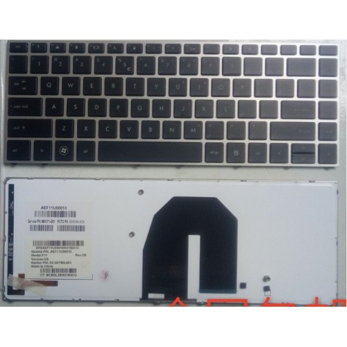 Notebook keyboard for HP ProBook 5330m 5330 laptop keyboard US layout with backlight backlit