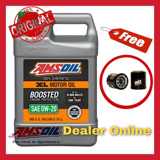 Amsoil XL Boosted SAE 0w-20 น้ำมันเครื่องสังเคราะห์แท้100%