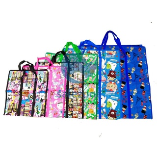 ถุงกระสอบการ์ตูน ถุงสำเพ็งการ์ตูน🛍ถุงแม่ค้า ถุงกระสอบ จัดส่งไว sz99