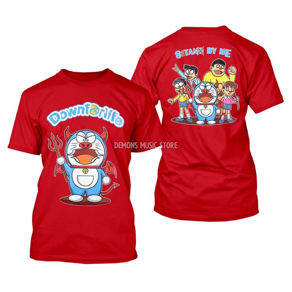 ดาวน์ไลฟ์ - SATAN BY ME (สีแดง) เสื้อยืด