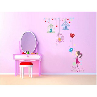 สติ๊กเกอร์ใสติดผนังบ้าน ห้องเด็ก  Wallsticker DIY Home Decor