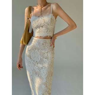 ( pre ) lace set --- sling + long sleeve skirt