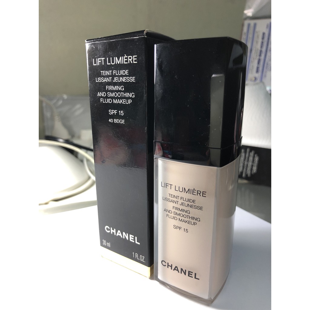 CHANEL Lift Lumiere Firming And Smoothing Fluid Makeup SPF15 | Shopee  Thailand