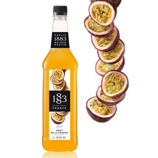 1883 PASSION FRUIT FLAVORED SYRUP 1000 ml.(1883 น้ำเชื่อมกลิ่นเสาวรส 1000 มล.)