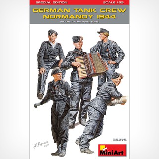 โมเดลประกอบ MiniArt 1/35 MI35275 GERMAN TANK CREW NORANDY 1944