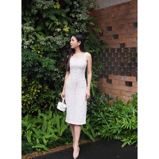 coco dress เดรสแขนกุดผ้ tweet