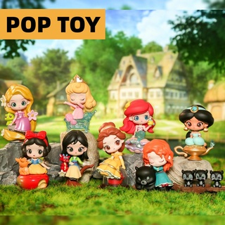 【ของแท้】ตุ๊กตาฟิกเกอร์ Disney Princess Fairy Town Series น่ารัก