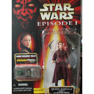 Star wars Episode I Carded Queen Amidala (Naboo) 3.75