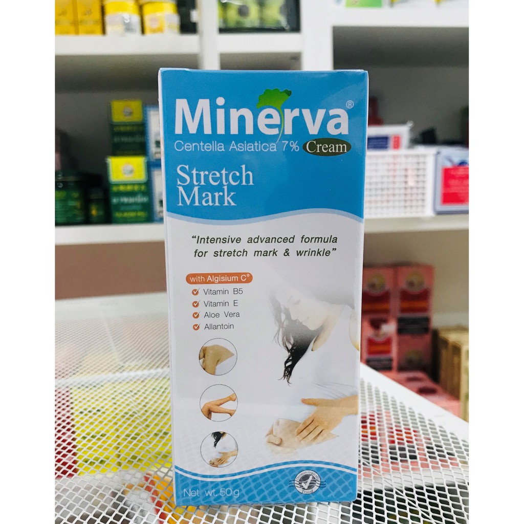 มิเนอร์ว่า สเตรท มาร์ค ครีม MINERVA STRETCH MARK CREAM 50 g 🔥🔥พร้อมส่ง🔥🔥