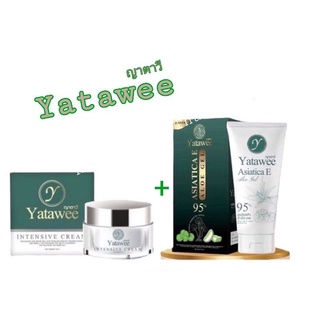 🍀Yatawee ญาตาวี🍀ครีม+เจลใบบัวบก ลดสิวหน้าใส ของแท้ 💯 %