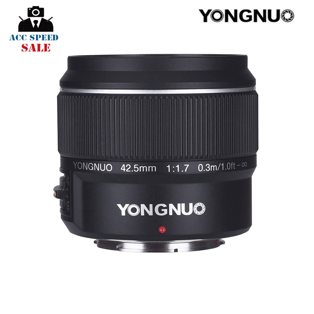 Yongnuo YN 42.5mm f/1.7M II (42.5 F1.7 STM AF/MF) for M4/3  รับประกันศูนย์ในไทย