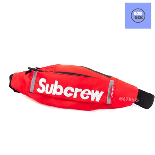 678bkk กระเป๋าสะพายข้าง และคาดเอว 2in1 ปักลาย Subcrew- รุ่นR004 (มีหลายสี)