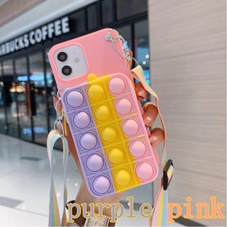 OPPO Reno 6 6Pro 5 5Pro 4 4Pro 3 3Pro 4Z Reno3 Reno4 Reno5 Reno6 Find X2 X3 Pro เคสโทรศัพท์ Silicone case TPU Soft Cover Anti-fall Cute Cartoon color Coin Purse 3D Decompression artifact Doudou เคสป้องกัน