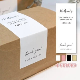 [พร้อมส่ง🇹🇭] สติ๊กเกอร์ซีลปิดผนึก (แพค 50ดวง) มีให้เลือก 4 สี 2 ลาย