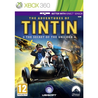 The Adventures of Tintin The Secret of The Unicorn xbox360 [Region Free] แผ่นเกมXbox360 แผ่นไรท์สำหรับเครื่องที่แปลงแล้ว