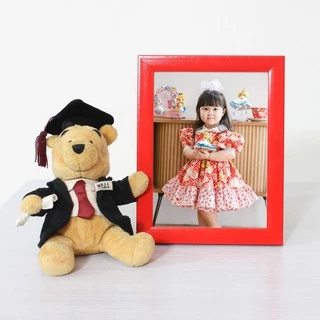 รูปฟรี!! อัดรูปใส่กรอบ A4 และขนาดอื่น ของขวัญ วันเกิด ตกแต่งบ้าน วางแนวตั้ง นอน แขวน ขอบหนา 2ซม.
