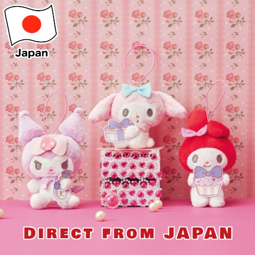 【Direct from JAPAN】SANRIO MY MELODY KUROMI Plush doll stuffed toy Fluffy JAPAN LIMITED 5.11 in 3 SET ส่งตรงจากประเทศญี่ปุ่น ซานริโอ มายเมโลดี้ คุโรมิ ญี่ปุ่น แท้ ตุ๊กตาผ้า ตุ๊กตาของเล่น ตุ๊กตา น่ารัก เซ็ต